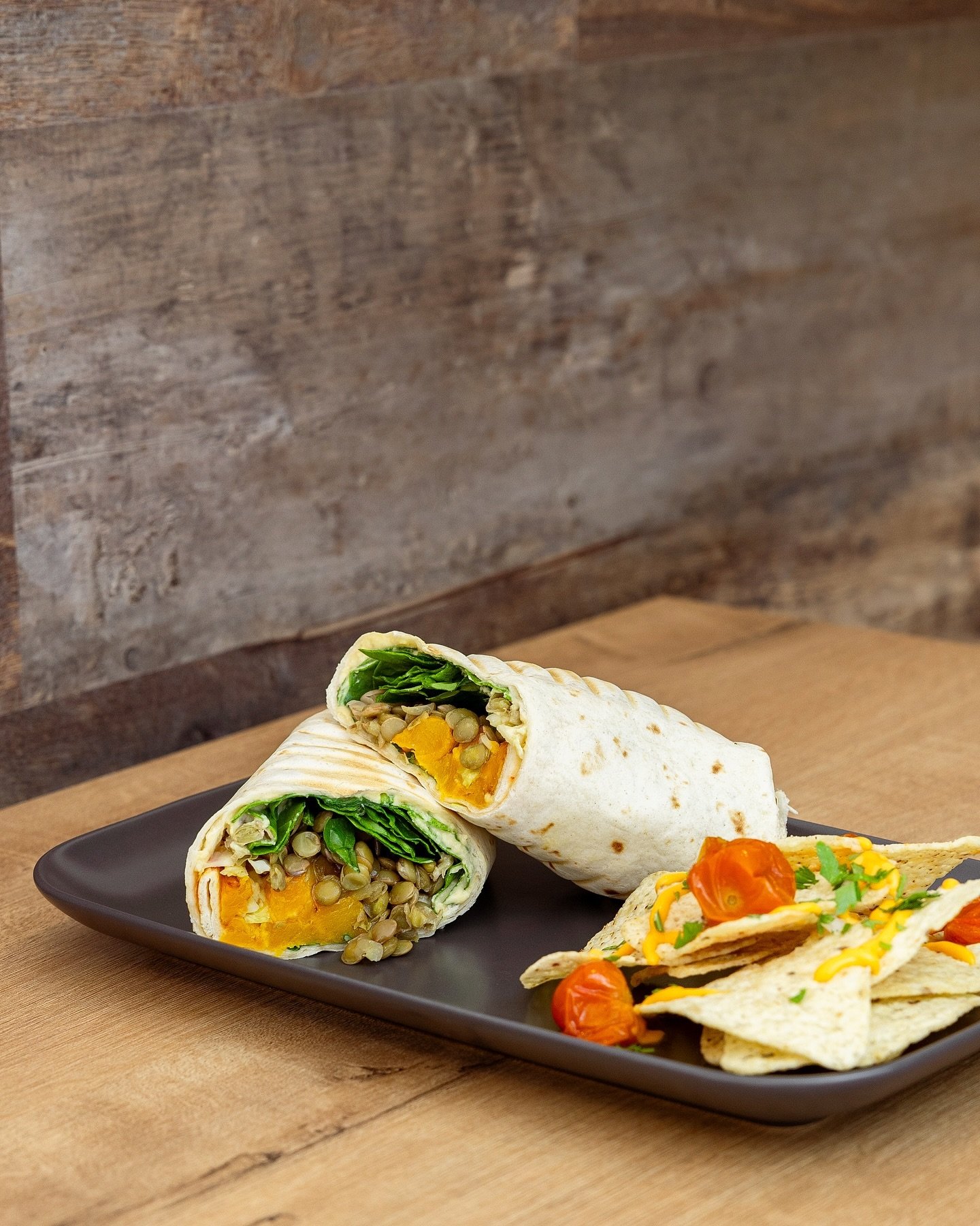 Wrap de pollo y lentejas de La Folie Douce